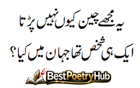 Simple Words About Love and Feelings in Jaun Elia Best Poetry